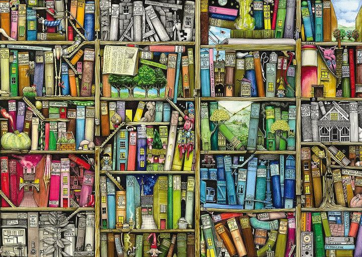 Ravensburger Colin Thompson The Bizarre Bookshop 1000 Piece Jigsaw Puzzle for Adults and Kids Age 12 Years Up
