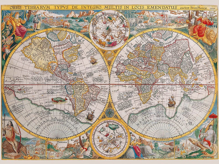 Ravensburger - Puzzle 1500 - Historical Map (10216381)