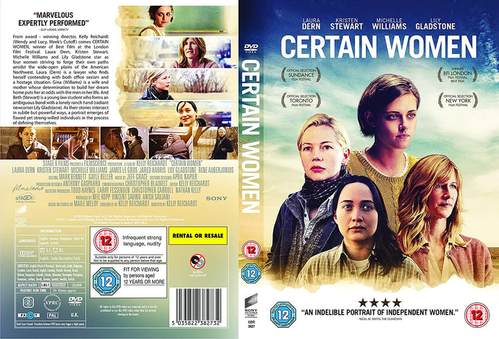 Certain Women [2017] - Drama [DVD]