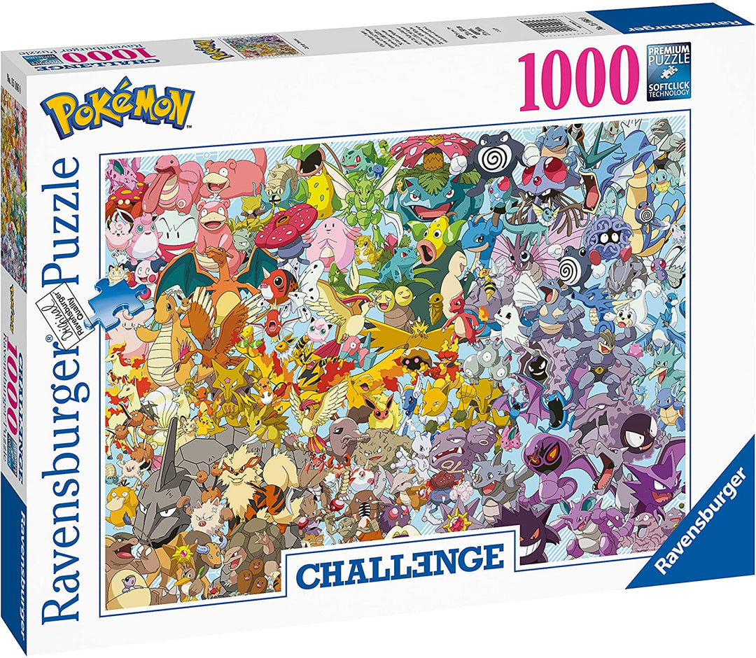 Ravensburger 15166 Challenge – Pokémon, 1000 Stück