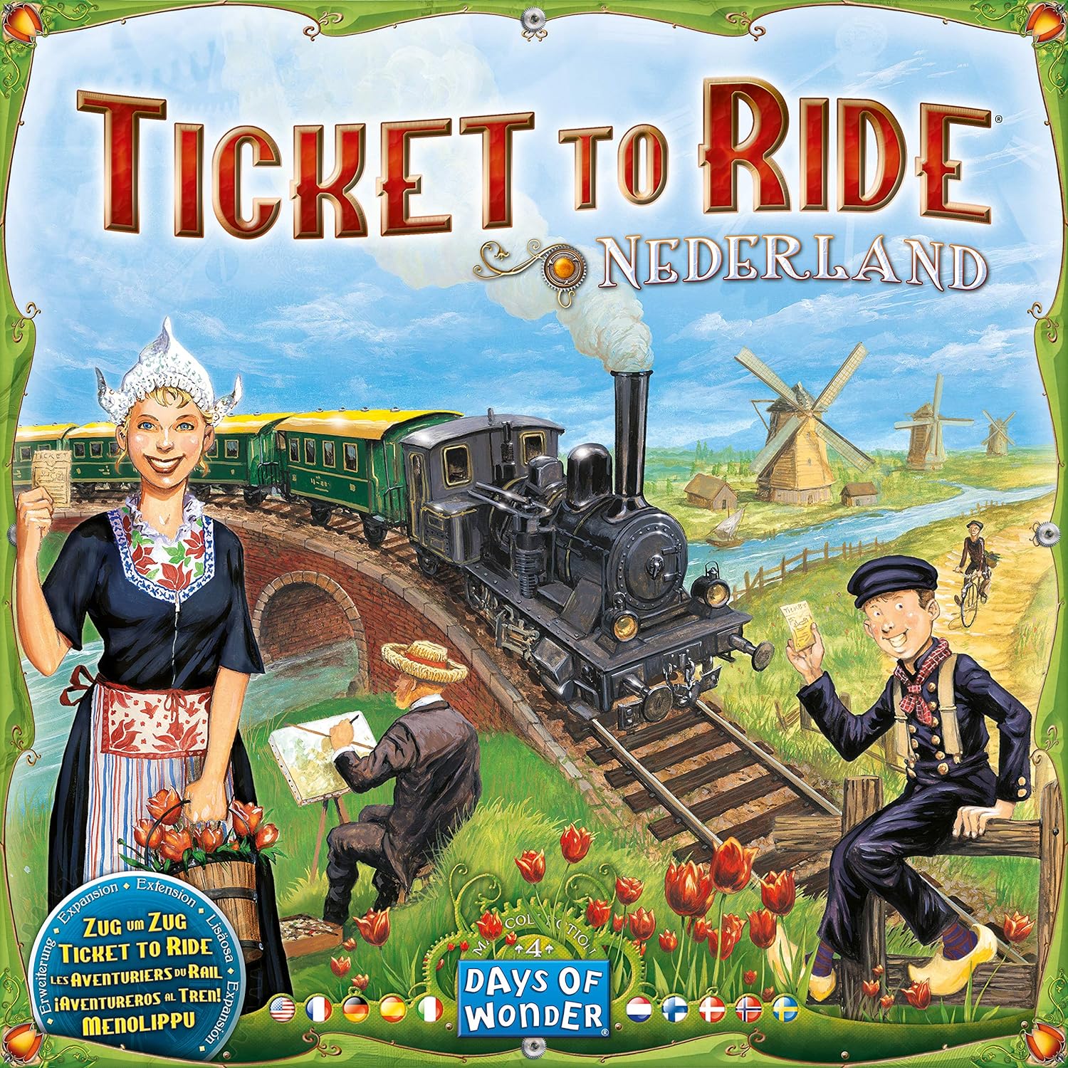 Days of Wonder Ticket to Ride Nederland Board Game Expansion 2