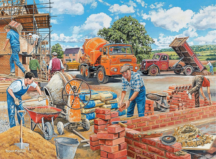 Ravensburger 17490 Happy Collection Nr.6 Nostalgische Arbeitstagserinnerungen 4X 500 Stück