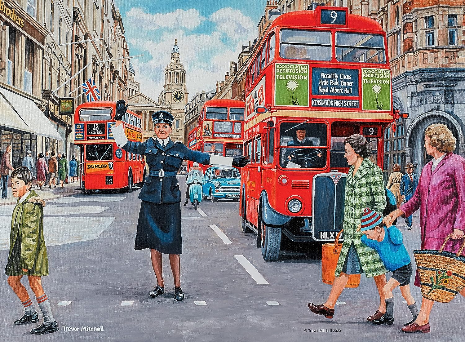 Ravensburger Happy Collection No.6 Nostalgic Work Day Memories 4x 500 Piece Jigsaw Puzzle 3