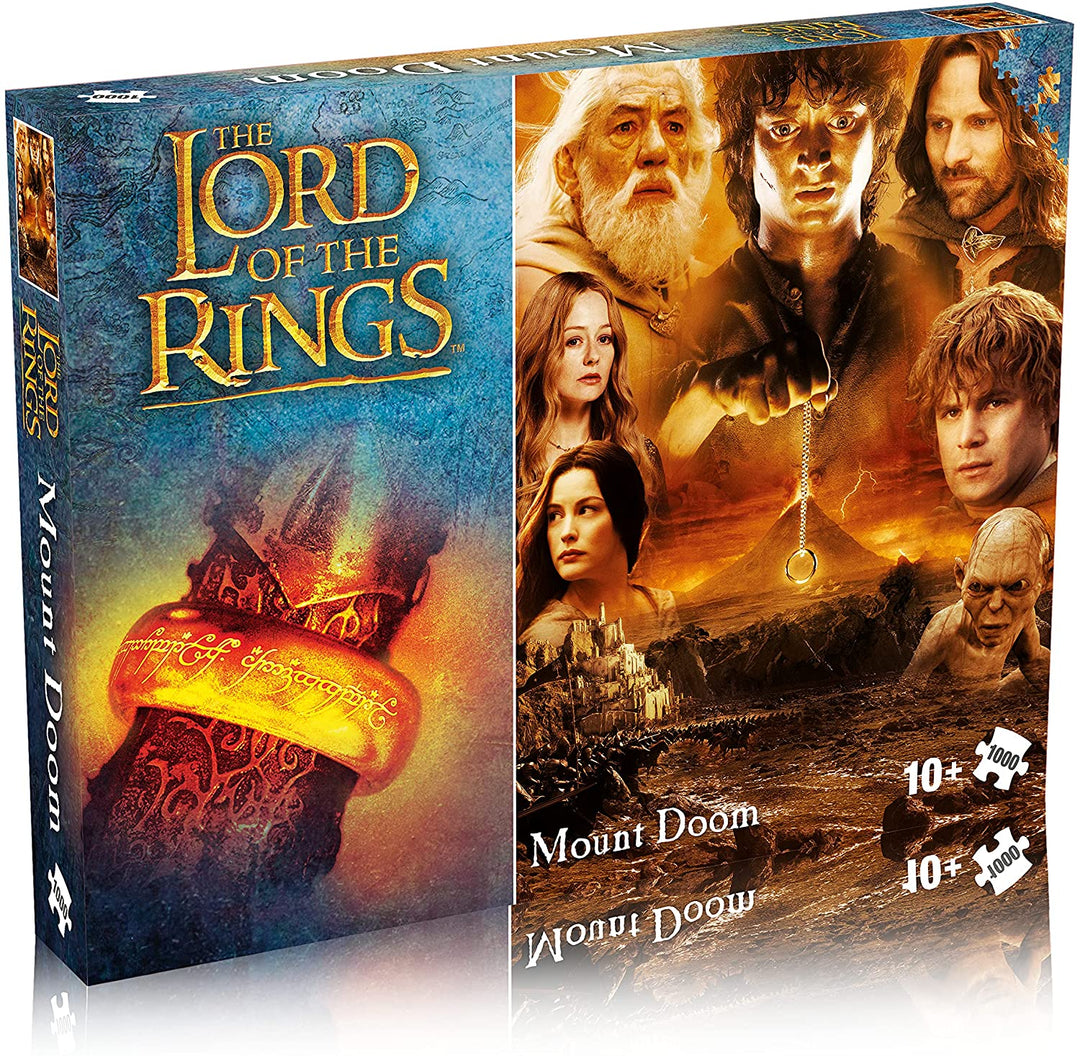 Lord of the Rings Mount Doom 1000 Piece Jigsaw Puzzle Game