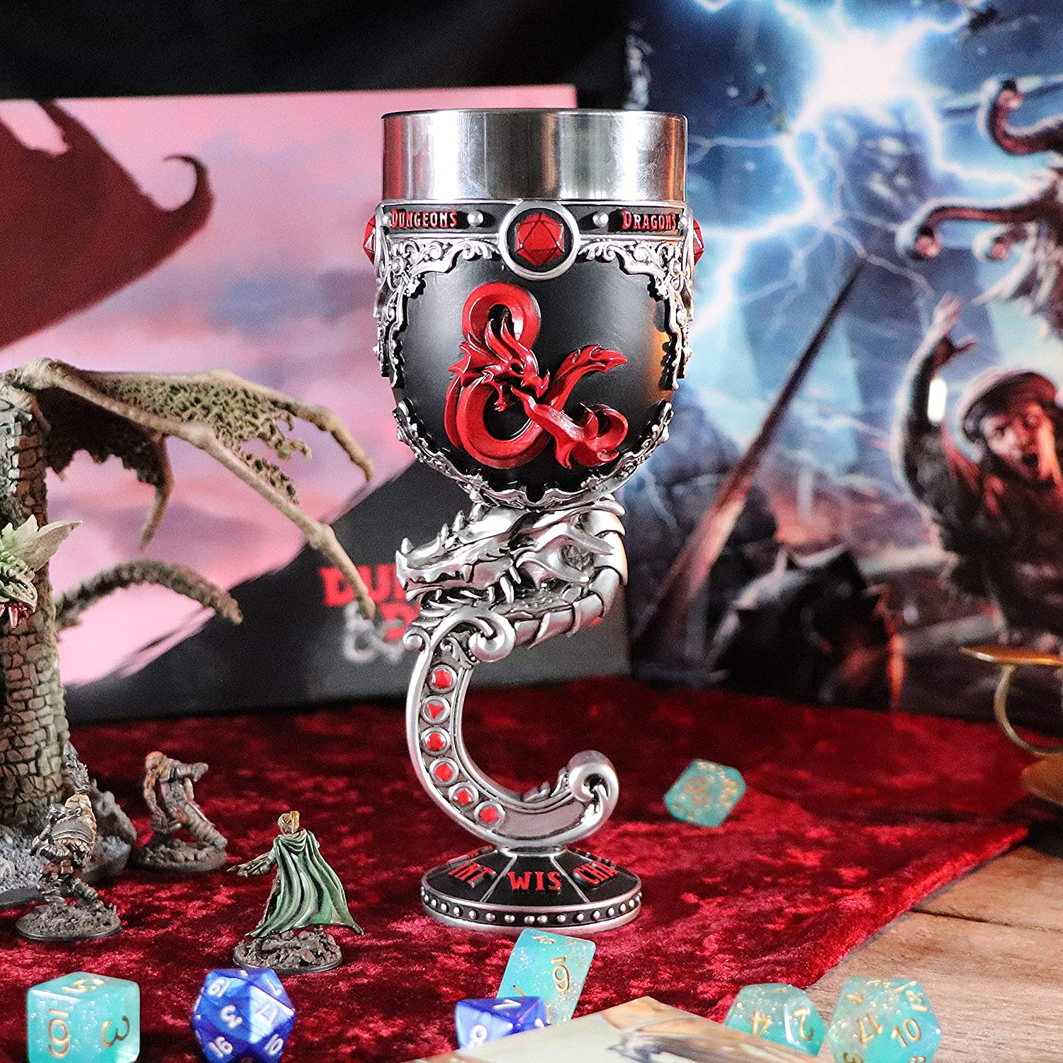 Nemesis Now Dungeons &amp; Dragons D20 Kelch Harz Fantasy Sammlerstück