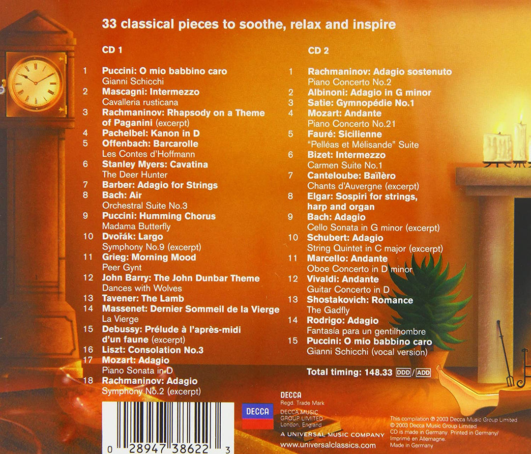 The Very Best of Relaxing Classics [Audio CD]