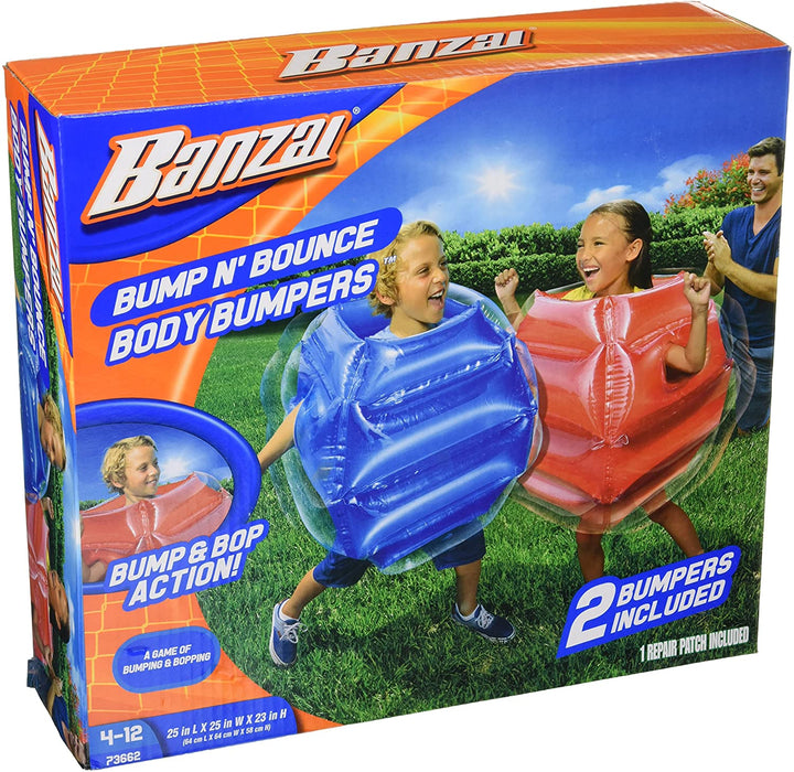 Banzai LYSB01B1X3USS-TOYS Bump n Bounce Body Bumpers, Gartenspielzeug, 2 Bumpers im Lieferumfang enthalten