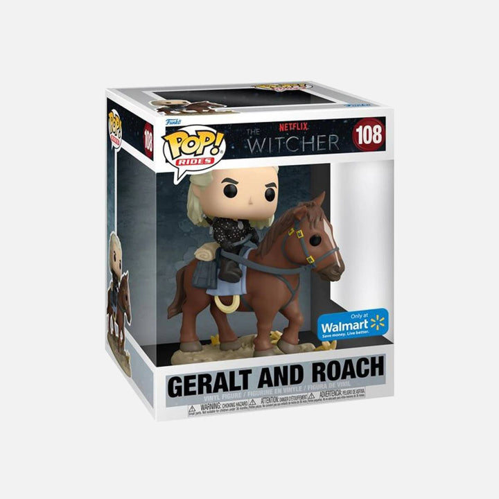 Netflix The Witcher Geralt &amp; Roach Exklusiver Funko 58902 Pop! Vinyl Nr. 108