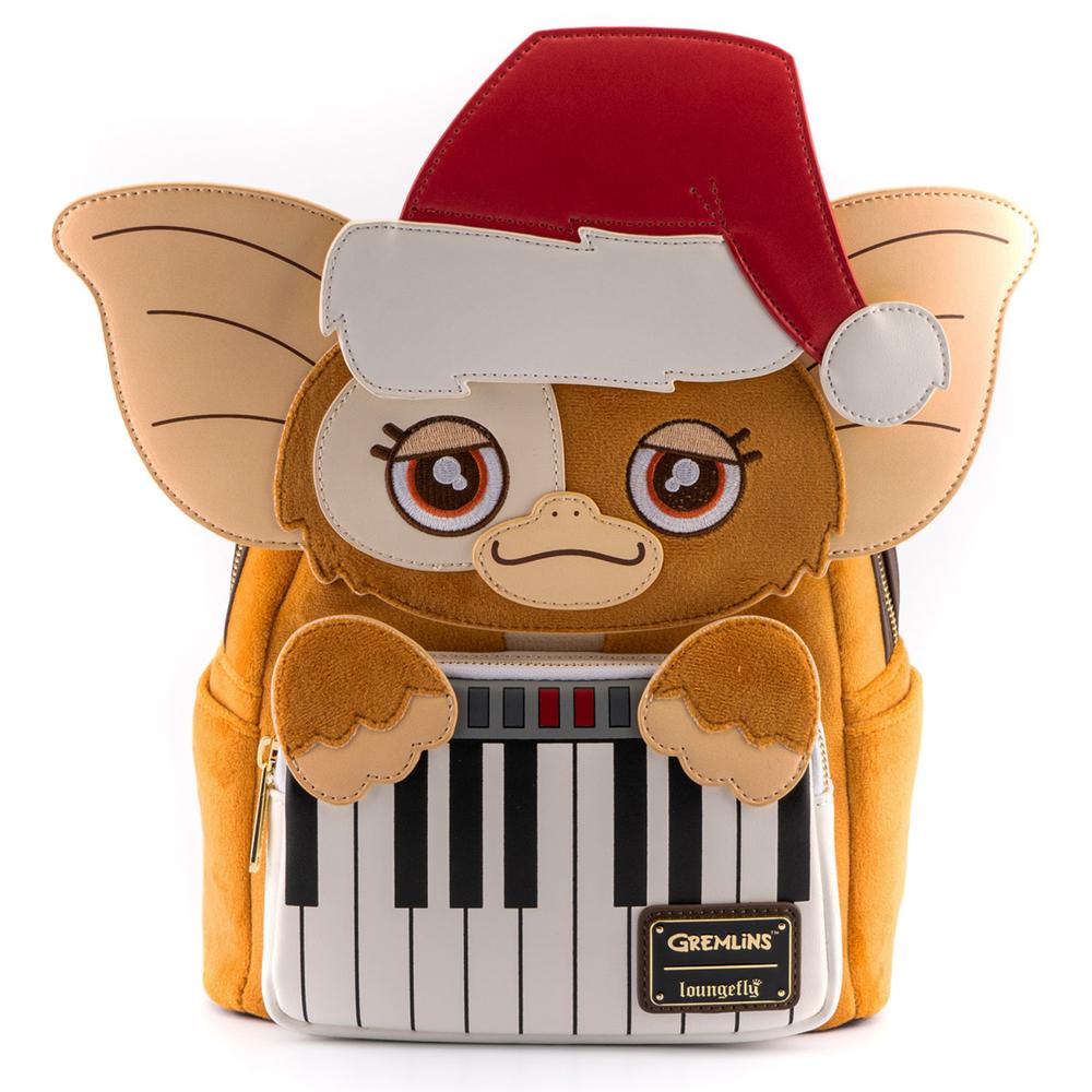 Loungefly Gremlins Gizmo Holiday Cosplay mit abnehmbarem Hut, Mini-Rucksack