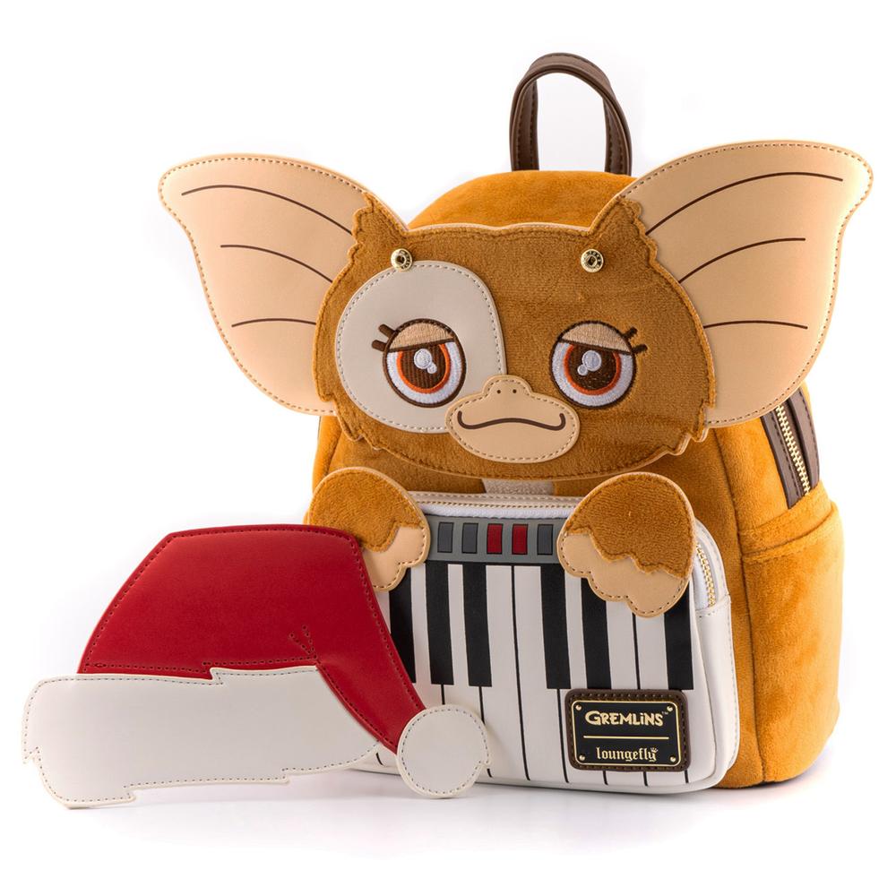 Loungefly Gremlins Gizmo Holiday Cosplay mit abnehmbarem Hut, Mini-Rucksack