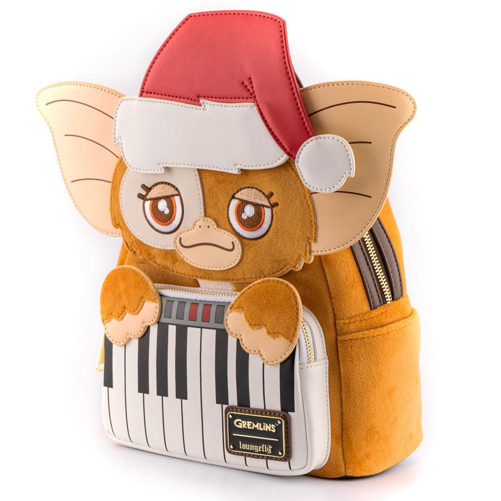 Loungefly Gremlins Gizmo Holiday Cosplay mit abnehmbarem Hut, Mini-Rucksack