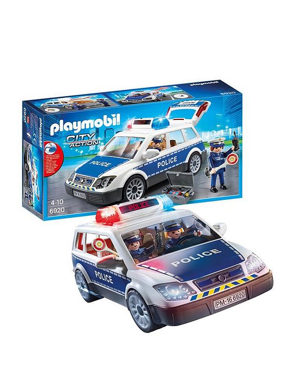 Playmobil 6920 Coche de policía de acción con luces y sonido