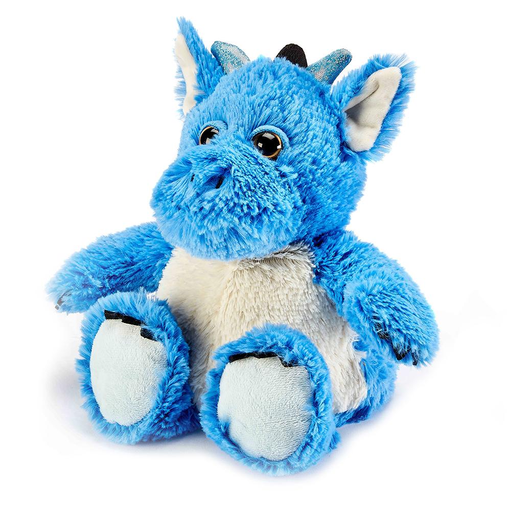 Warmies® Großer 13" blauer Drache-Plüsch – mikrowellengeeignetes Spielzeug
