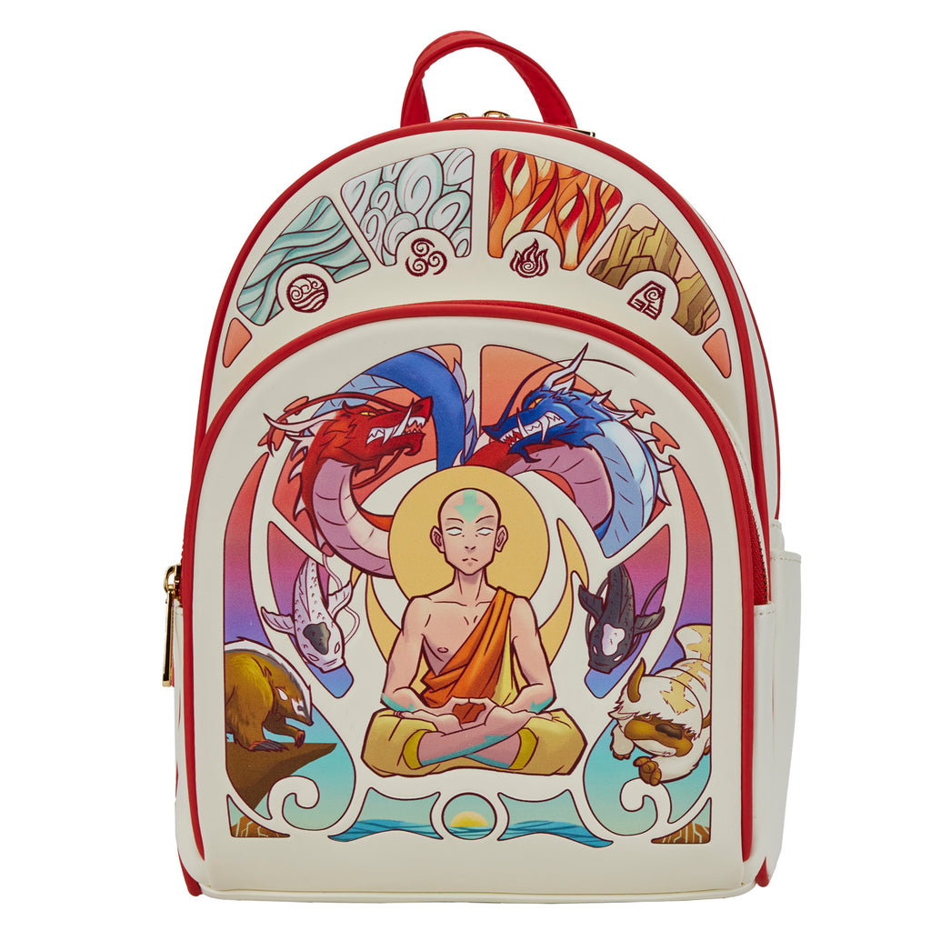 Loungefly Avatar Aang Meditation Glow in the Dark Mini-Rucksack