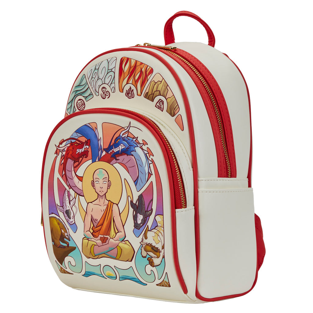 Loungefly Avatar Aang Meditation Glow in the Dark Mini-Rucksack