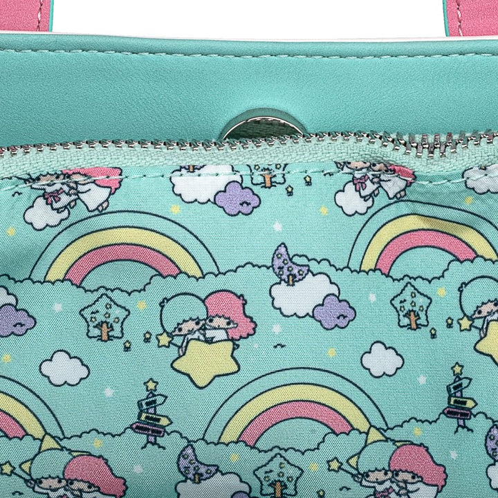 Loungefly Sanrio Twin Stars Regenbogen-Handtasche