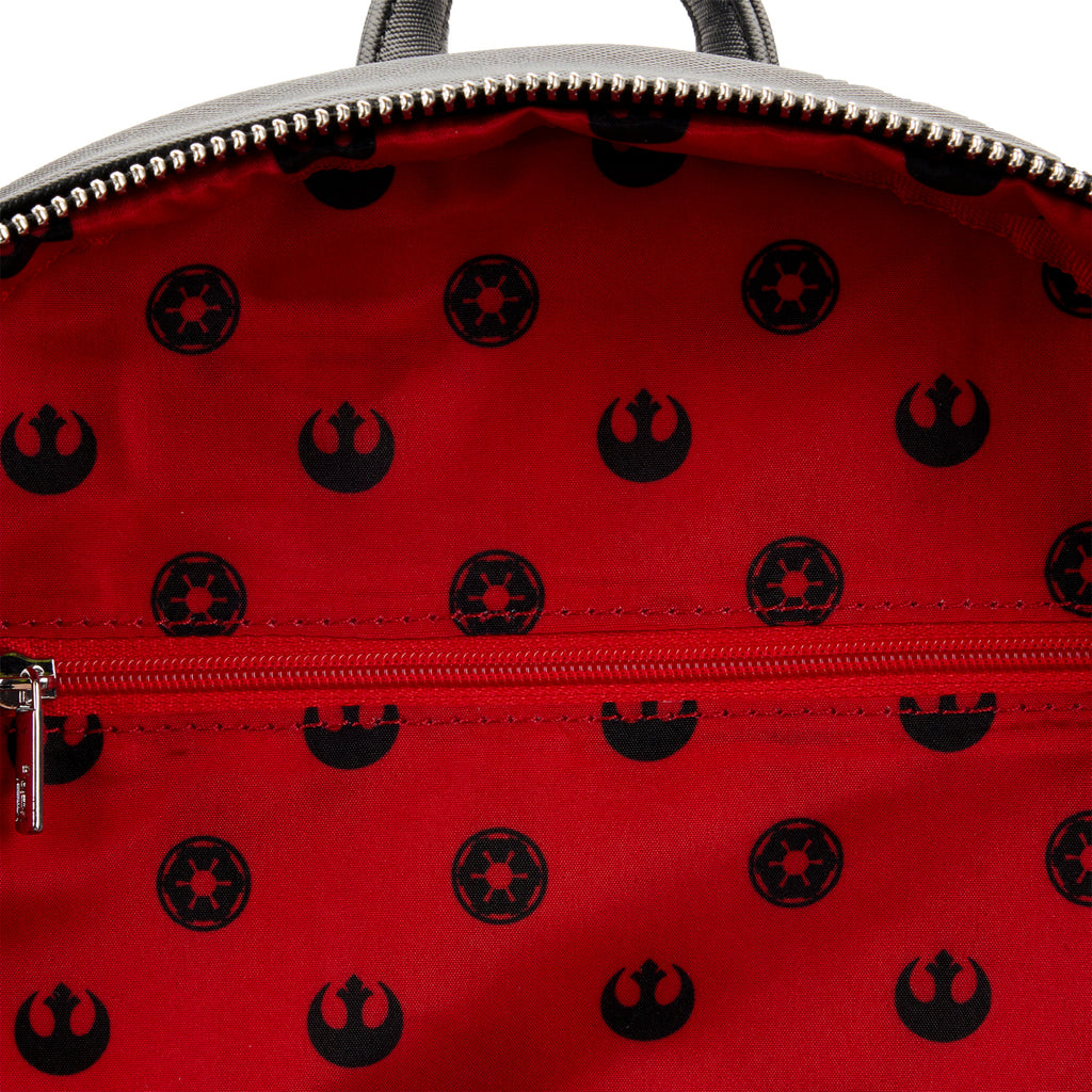 Loungefly Star Wars Prequel Trilogy Mini-Rucksack mit drei Taschen