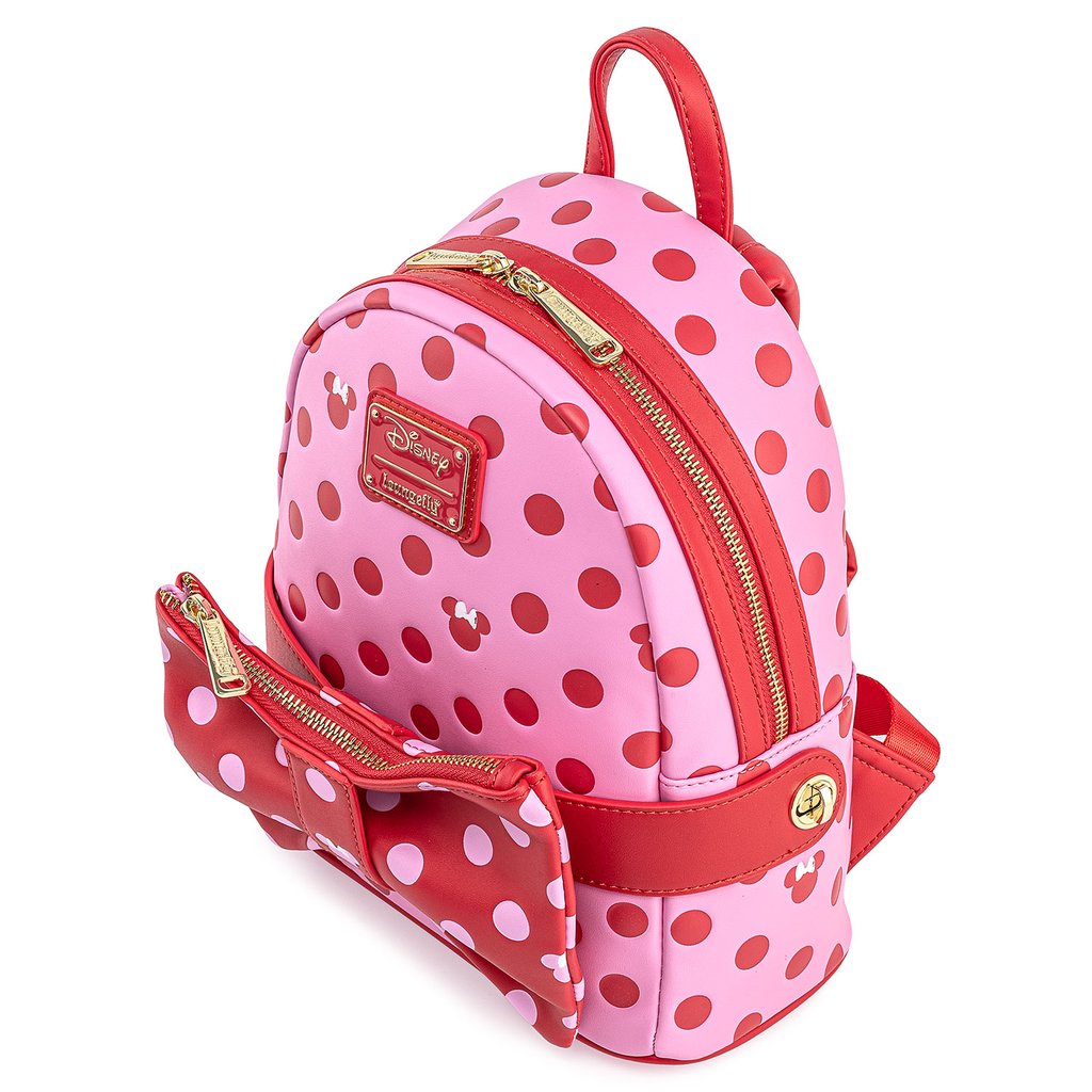Loungefly Disney Minnie Mouse 2 in 1 Mini Backpack Waist Pack Yachew