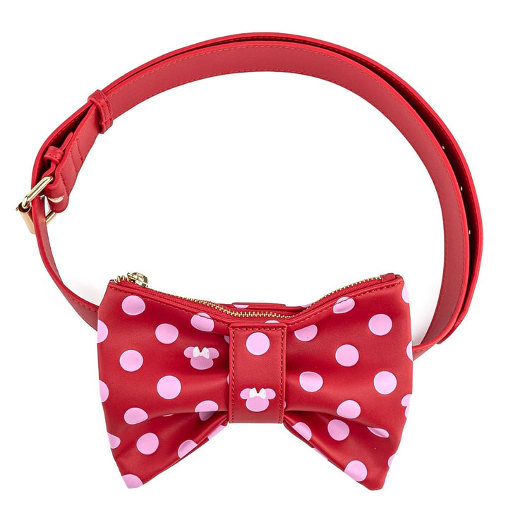 Loungefly Disney Minnie Mouse Pink Bow 2 in 1 Mini Backpack/Waist Pack (WDBK1441)