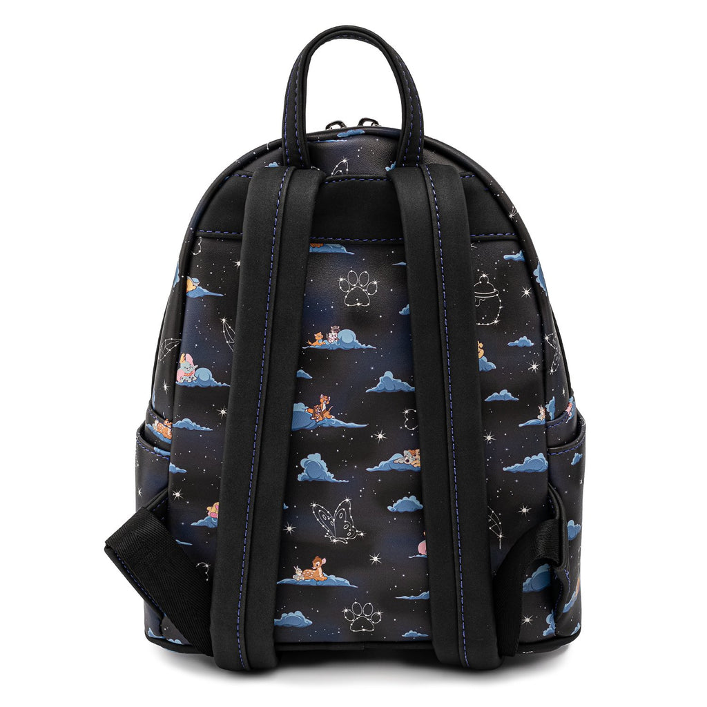 Loungefly Disney Classic Characters Clouds All Over Print Mini-Rucksack