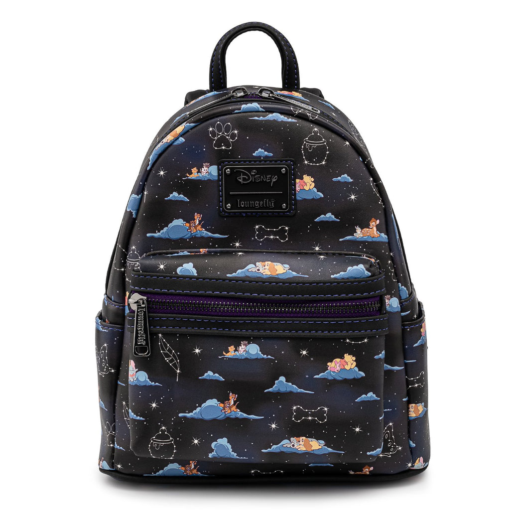 Loungefly Disney Classic Characters Clouds All Over Print Mini-Rucksack