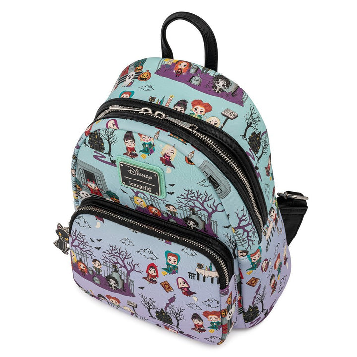 Loungefly Disney Hocus Pocus All Over Print Mini Backpack