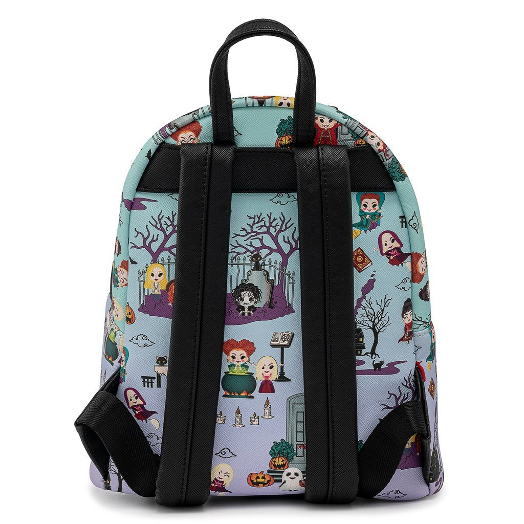 Loungefly Disney Hocus Pocus Mini-Rucksack mit Allover-Print