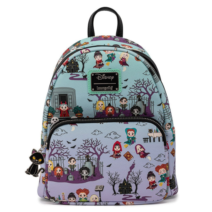 Loungefly Disney Hocus Pocus Mini-Rucksack mit Allover-Print