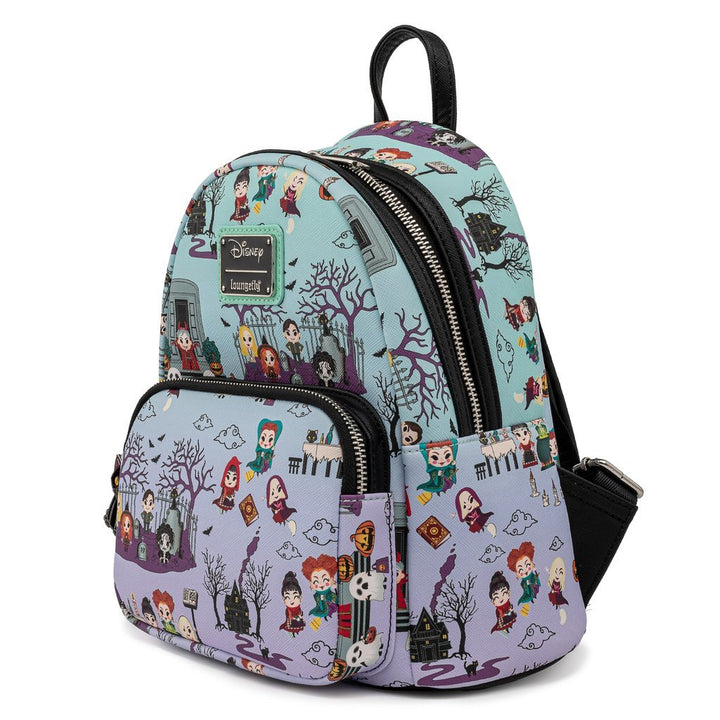 Loungefly Disney Hocus Pocus All Over Print Mini Backpack