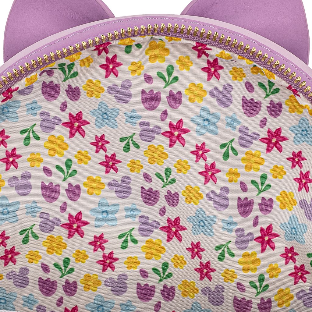 Loungefly Disney Minnie Mouse Mini-Rucksack mit Blumenmuster 