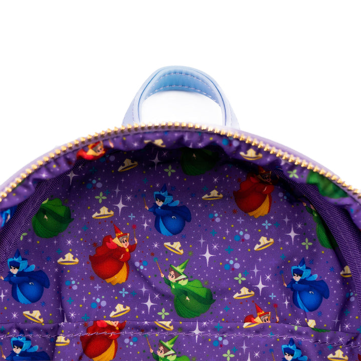 Loungefly Disney Dornröschen Aurora's Castle Mini-Rucksack