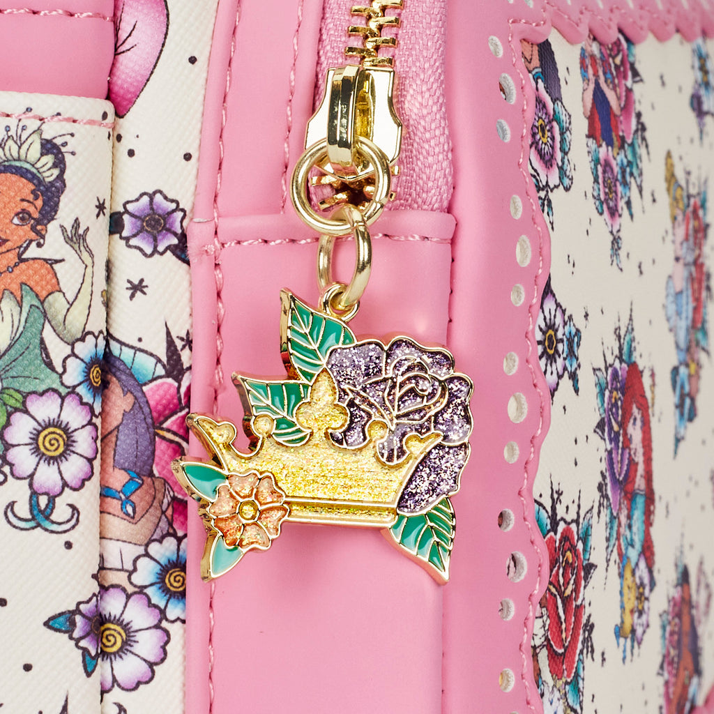 Loungefly Disney Princess Tattoo All Over Print Mini Backpack