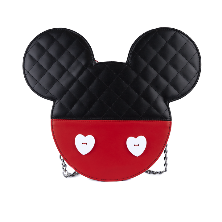 Loungefly Disney Mickey und Minnie Valentines Wende-Umhängetasche