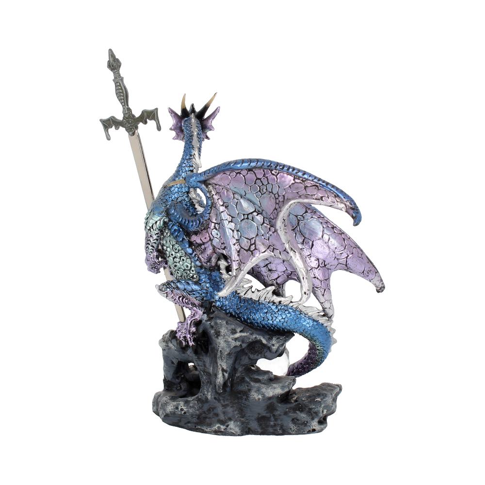 Nemesis Now Brieföffner „Schwert des Drachen“, 23 cm, Blau
