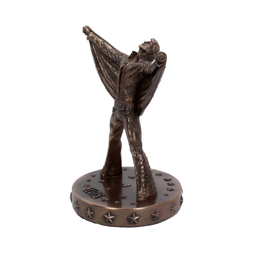 Nemesis Now B4023K8 Elvis Bronze Resin Figurine, 22cm