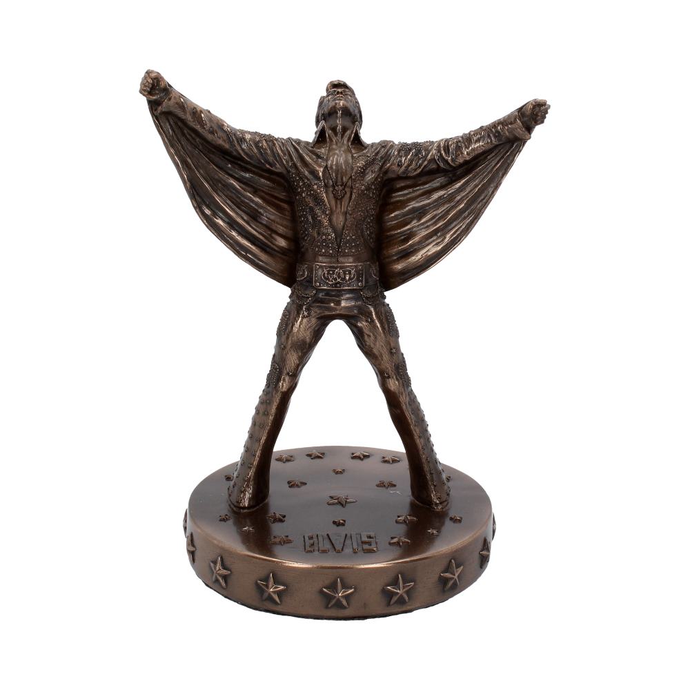 Nemesis Now B4023K8 Elvis Bronze Resin Figurine, 22cm