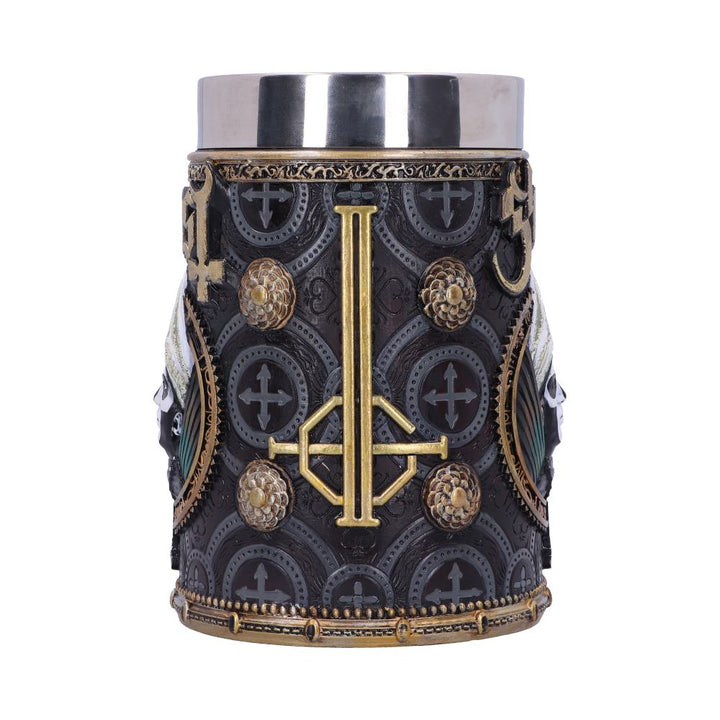 Nemesis Now B4857P9 Lizenzierter Ghost Papa Emeritus III Meliora Goldkrug, Harz m. Edelstahl, 350 Milliliter