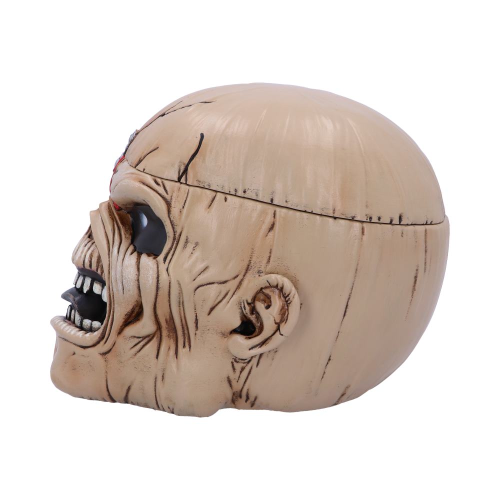 Nemesis Now Iron Maiden Eddie The Trooper Head Trinket Box, Polyresin, Beige, Einheitsgröße