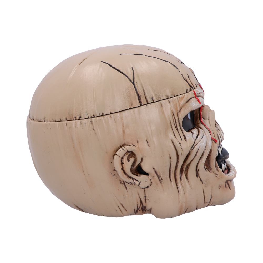 Nemesis Now Iron Maiden Eddie The Trooper Head Trinket Box, Polyresin, Beige, Einheitsgröße