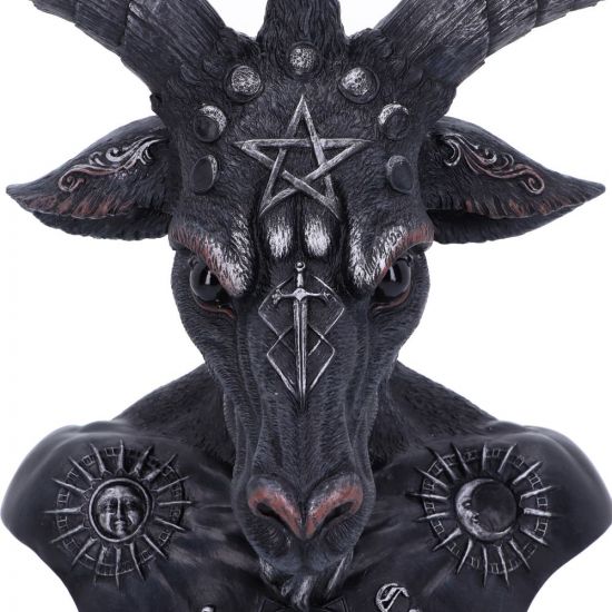 Nemesis Now Celestial Black and Silver Baphomet Bust, Polyresin, 33cm