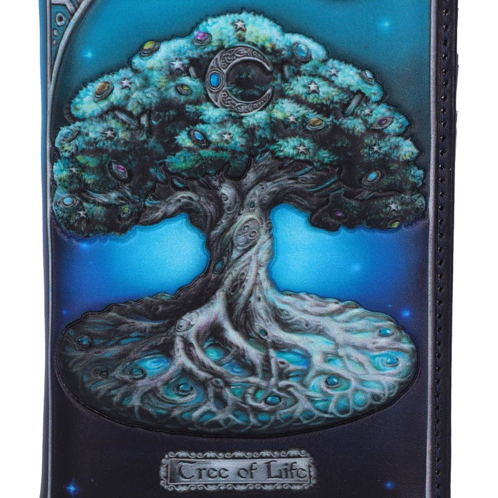 Nemesis Now B5174R0 Tree of Life Pagan Moon geprägte Geldbörse, Grün, 18,5 cm