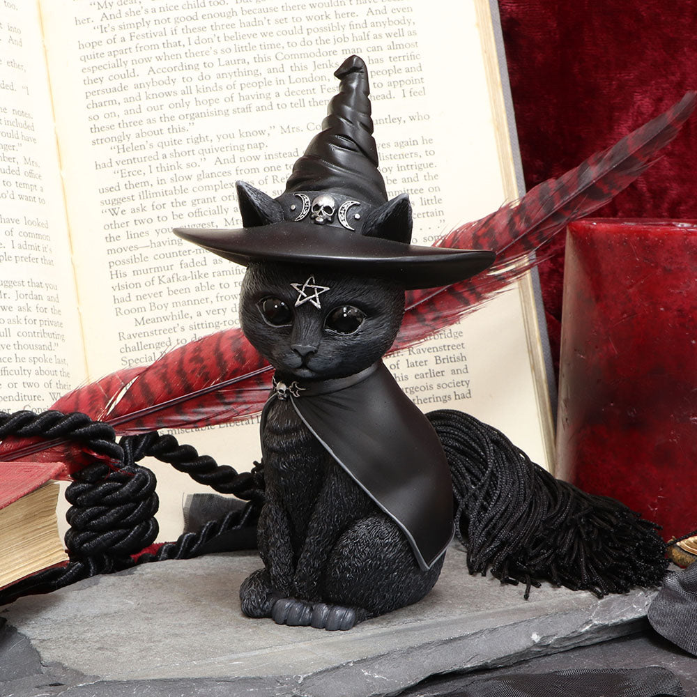 Nemesis Now Cult Cuties – Purrah Hexenhut Okkulte Katzenfigur