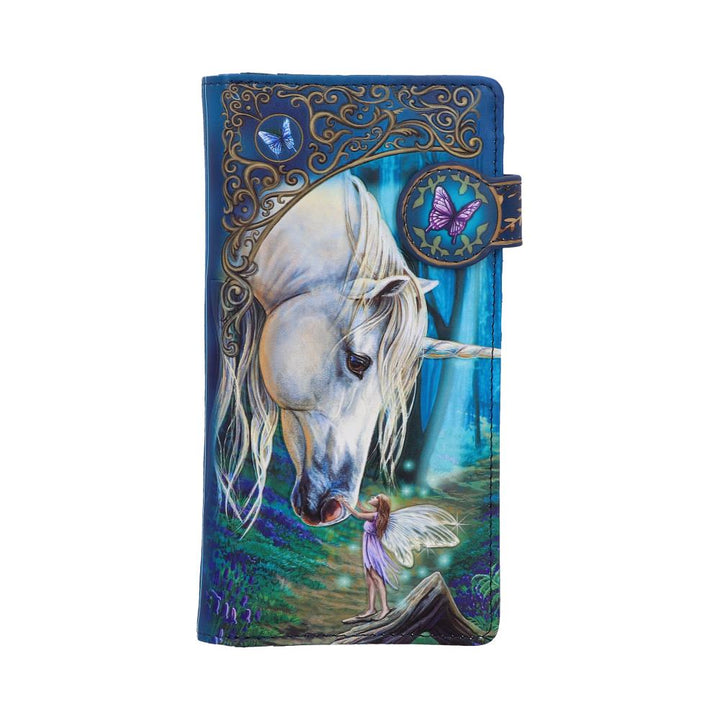 Nemesis Now Officially Licensed Lisa Parker Fairy Whispers Embossed Purse, Blue