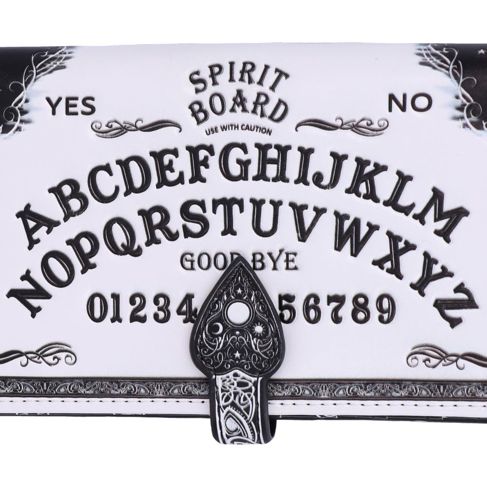 Nemesis Now White Spirit Board Embossed Ouija Purse, 18.5cm