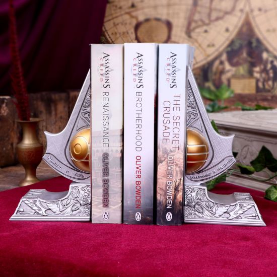 Assassin's Creed – Apple of Eden Buchstützen aus Kunstharz von Nemesis Now