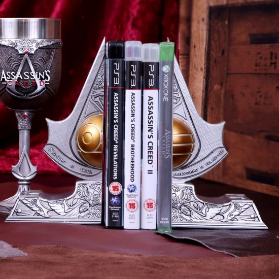Assassin's Creed – Apple of Eden Buchstützen aus Kunstharz von Nemesis Now