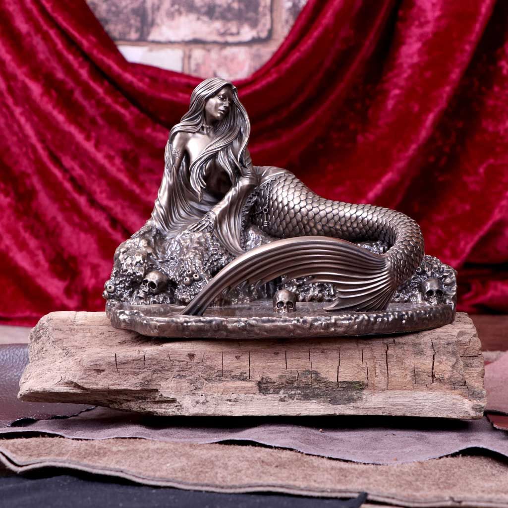 Nemesis Now Anne Stokes Bronze Siren's Lament Mermaid Figurine, 22cm