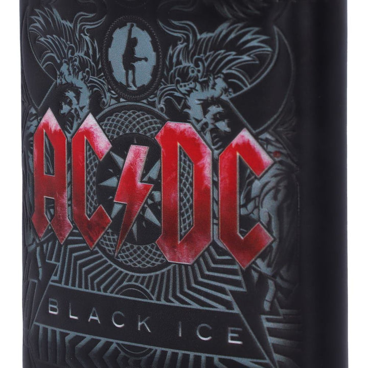 Nemesis Now Officially Licensed AC/DC Black Ice Album Embossed Hip Flask, Stainless Steel, 7oz