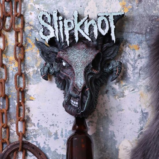 Nemesis Now offiziell lizenzierte Slipknot Infected Goat Logo Wandflasche