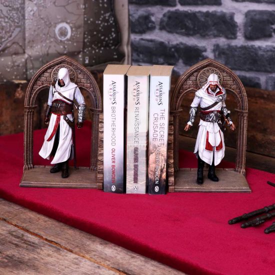 Nemesis Now Officially Licensed Assassin's Creed Altair and Ezio Library Gaming